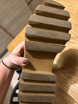 Botines Beige/Marrón Mujer Zara