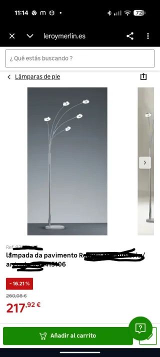 Lámpara de pie Conforama