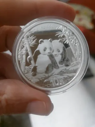 Moneda Plata 30g Ag.999 Panda