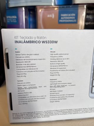 Kit Teclado y Ratón Inalámbrico WS330W | NUEVO