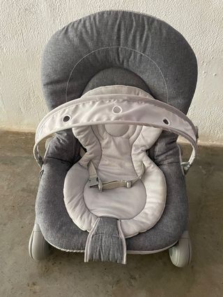 Silla bebé reclinable gris