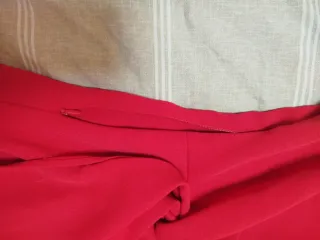 Top Zara Rojo Cruzado Nudo