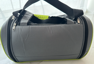 Transportín gato/perro pequeño gris/verde
