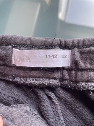 Tuta grigia con coulisse Zara 11/12 anni 152 cm.