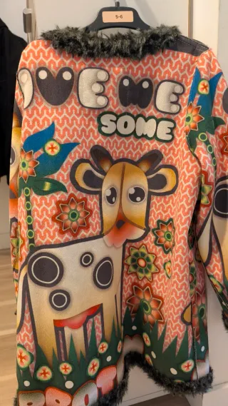 Abrigo Custo Barcelona Multicolor de niña