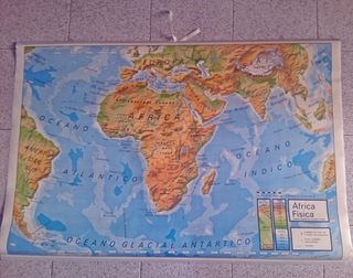 Mapa Europa Escolar Retro