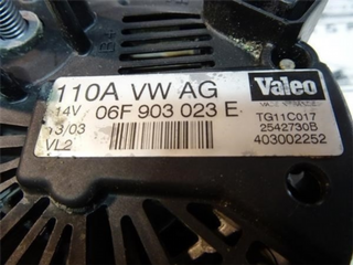 Alternador audi/ seat/ skoda/ vw