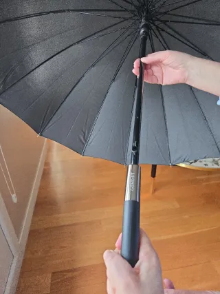 Paraguas automático negro