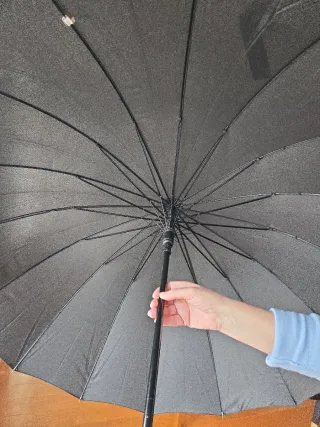 Paraguas automático negro