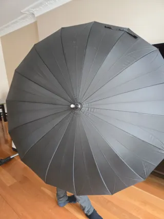 Paraguas automático negro