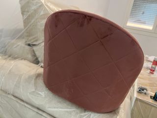 4 Sillas Comedor Terciopelo Rosa