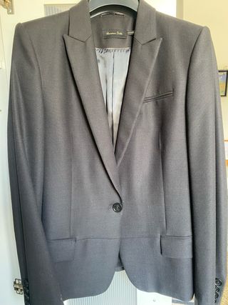 Traje Massimo Dutti Azul T.40