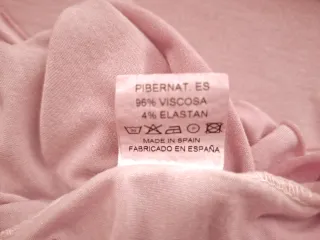 Camiseta rosa manga larga