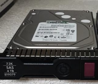 Lote 4x HPE 819079-001 Disco Duro 4TB SAS 7.2K