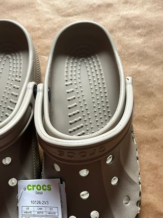 Crocs Baya Beige Zuecos