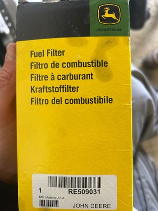 Filtro Combustible John Deere RE509031
