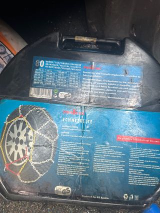 Cadenas de coche para nieve