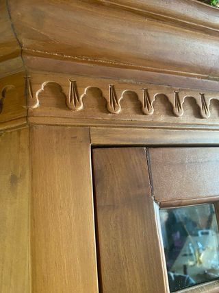 Mueble esquinero madera maciza