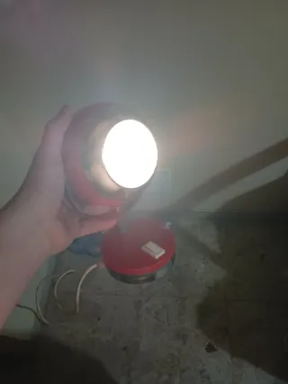 Coppia Lampade Space Age Anni 70