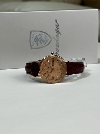 Reloj Poedagar Elegante Mujer Oro Rosa