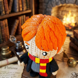Figura Crochet Ron Weasley Harry Potter