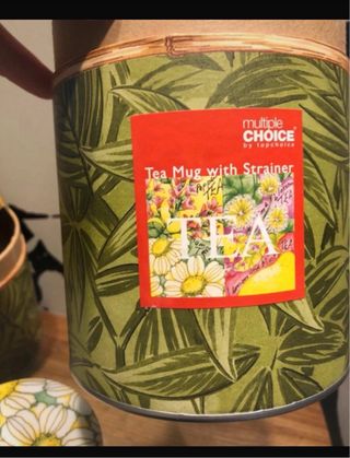 Tazze con infusore in scatole regalo