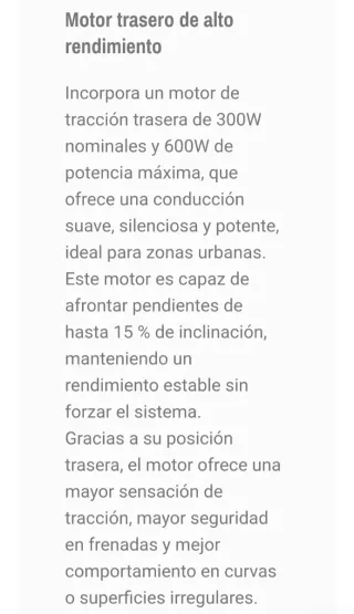 Patinete  QKI2 PRO Mucha fuerza,3 ciclos d carga