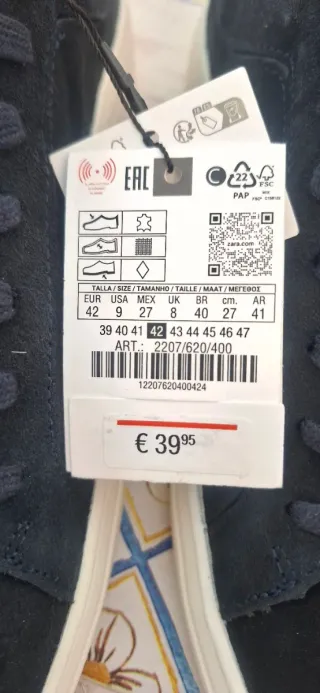 Zapatillas Zara Hombre Talla 42