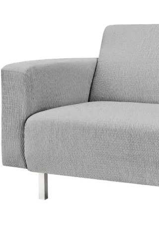 Funda Chaise Longue Gris Tejido