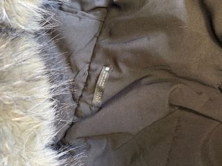 Cazadora efecto ante con capucha