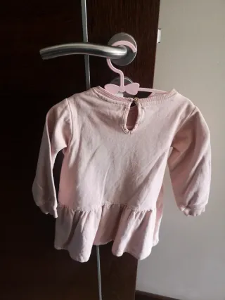 Vestido Minnie e Daisy Rosa