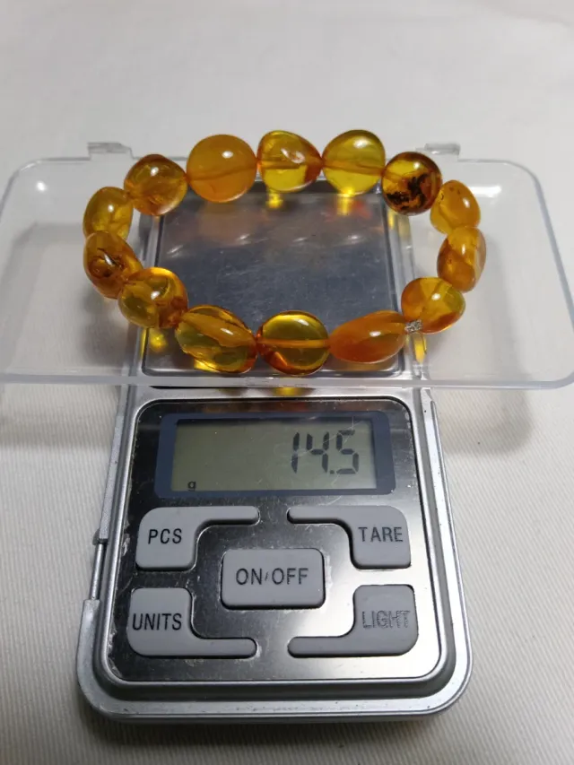 Pulsera Ámbar Báltico Natural