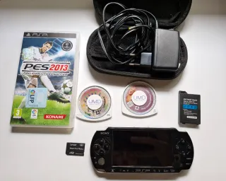 Consola Sony PSP Negra + Accesorios
