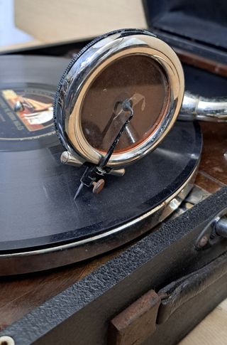 Gramófono Maleta La Voz de su Amo