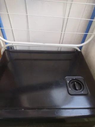 Estufa de gas Vanguard negra