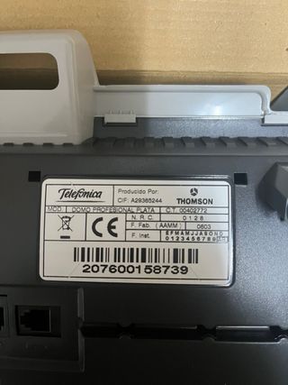 Teléfono Domo Profesional Telefónica gris