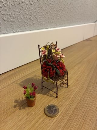 Flores casa muñecas