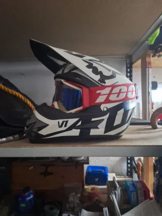 Casco Motocross y gafas