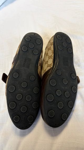 Mocasines Gucci GG Supreme Canvas Vintage