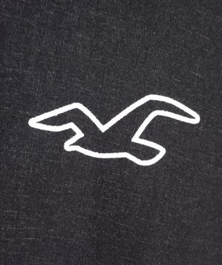 Chaqueta Hollister Negra y Azul Degradado