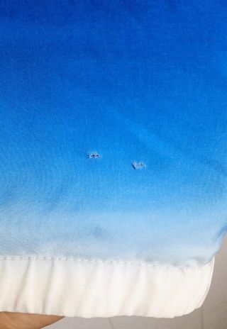 Chaqueta Hollister Negra y Azul Degradado