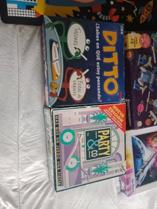Lote juegos: construcción, puzzle, diana, mesa