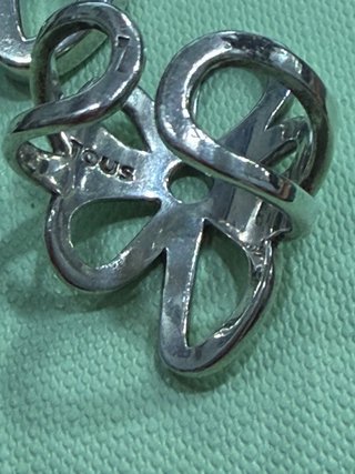 Anillo Tous Flor Plata
