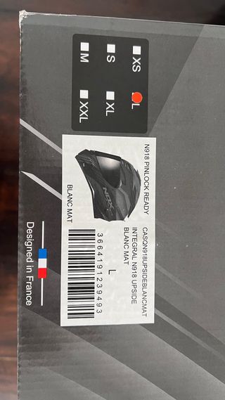 Casco Integral Moto NOX N918 Negro/Gris. Perfecto