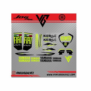 Kit de pegatinas jog rr fiat