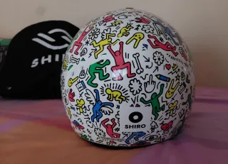 Casco Shiro Talla S Blanco