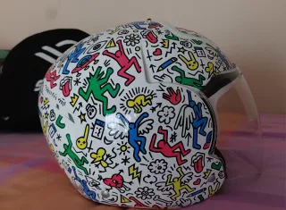 Casco Shiro Talla S Blanco