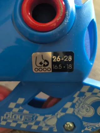 Pattini Oxelo Blu Taglia 26-28