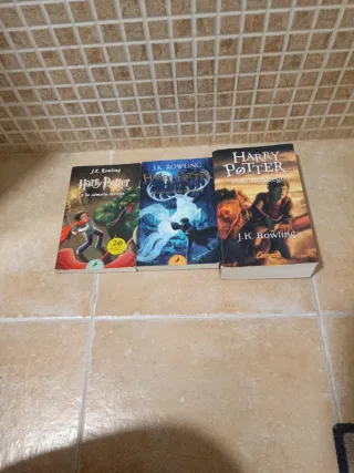3 libros Harry Potter