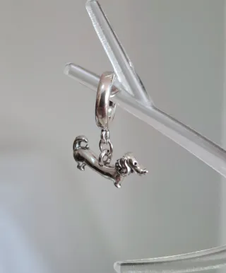 Charm Perrito Dachshund Plata